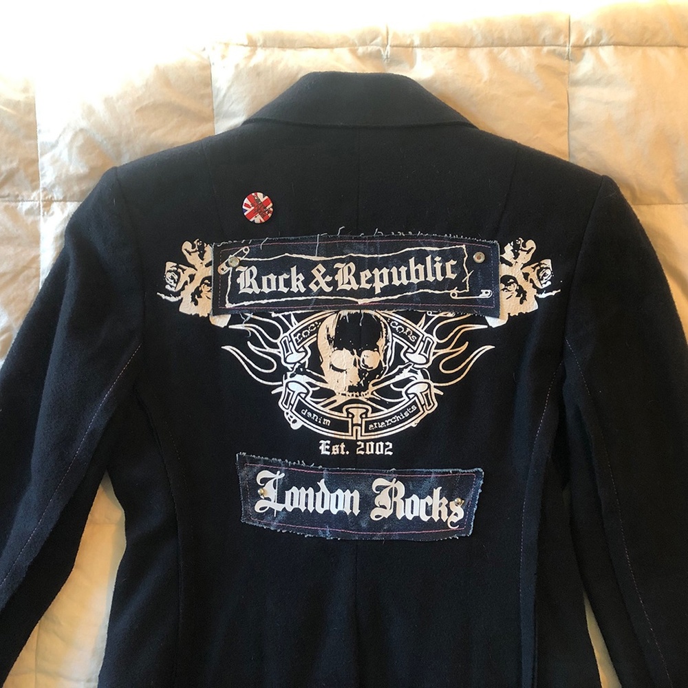 Rock & Republic - "London Rocks" Screenprinted blazer